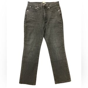 Madewell Slim Demi Boot 27 Washed Black